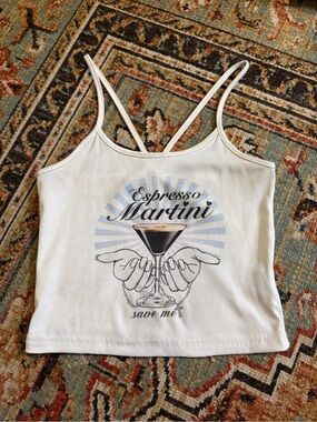 Espresso Martini Cropped Tank Top